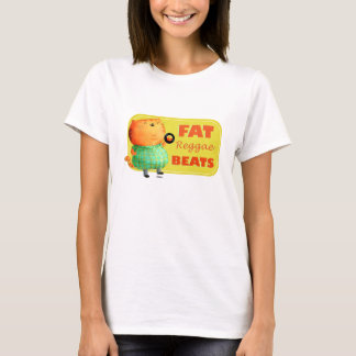 Fatty Fatty Fat Reggae Cat T-Shirt