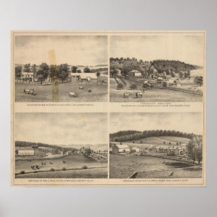 Fauber, Randolph, Dudley, Mish residences Poster