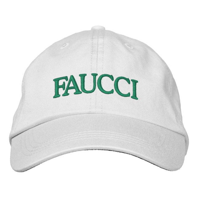 Faucci Embroidered Hat (Front)