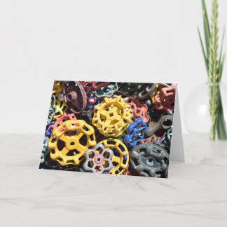 "Faucet Handles" Note Card