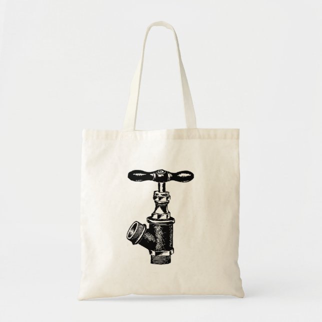 Faucet Tote Bag (Front)