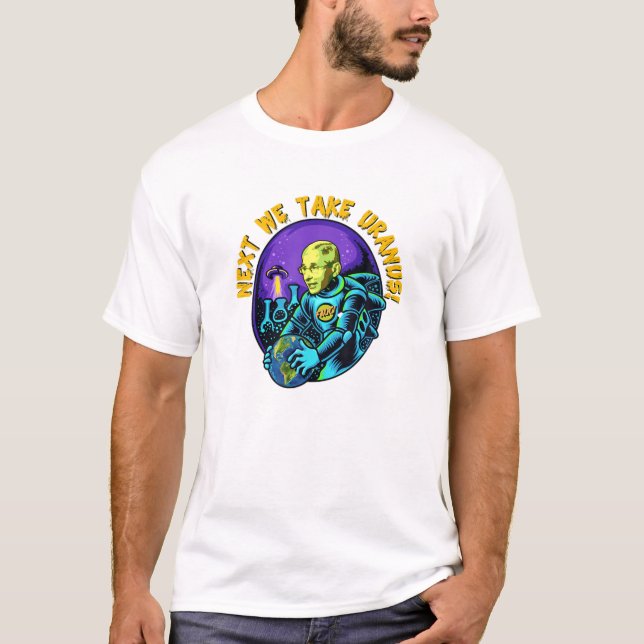 Fauci Alien UFO Outer Space Funny Conservative Ant T-Shirt (Front)