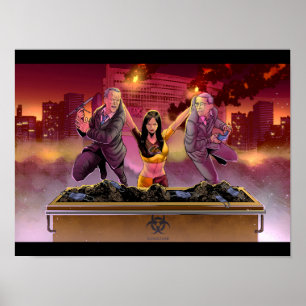 Fauci and Biden Bin Poster