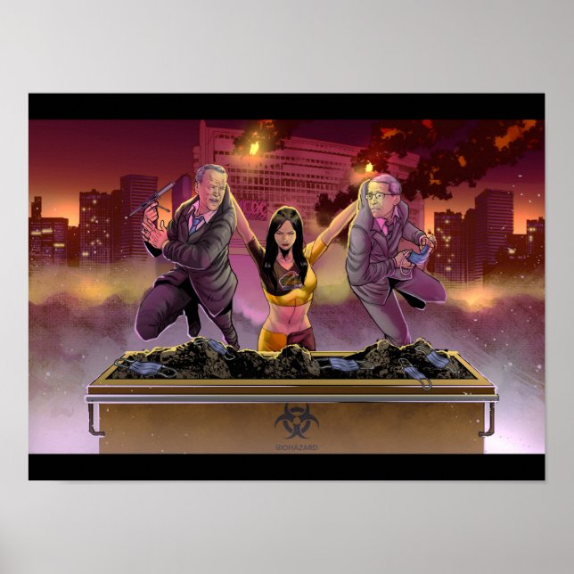 Fauci and Biden Bin Poster (Front)