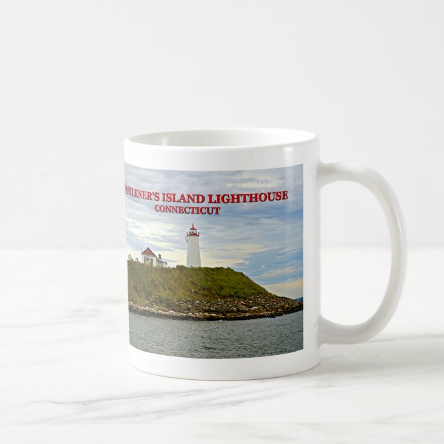 Faulkner's Island Lighthouse, Connecticut Mug (Right)