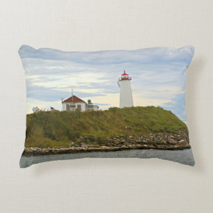 Faulkners Island Lighthouse Connecticut Pillow