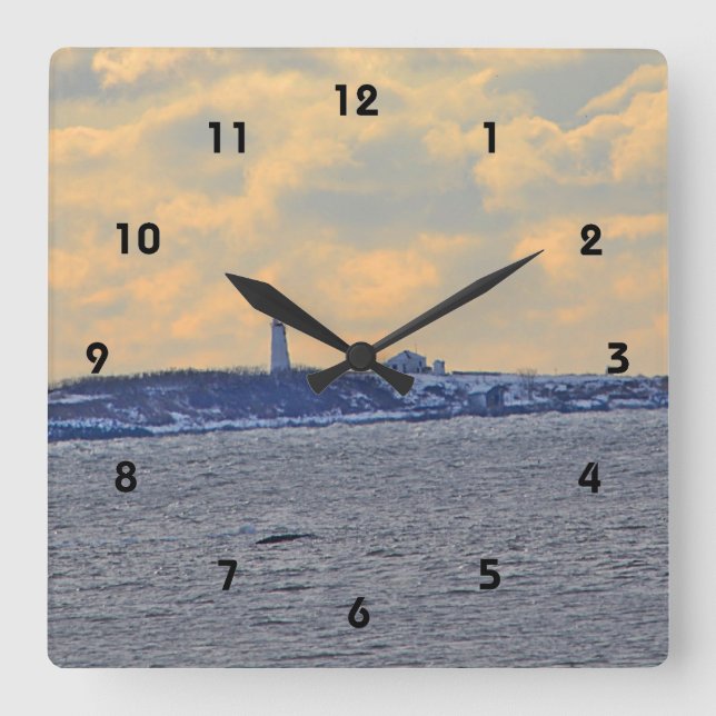 Faulkner's Island Wall Clock (Front)