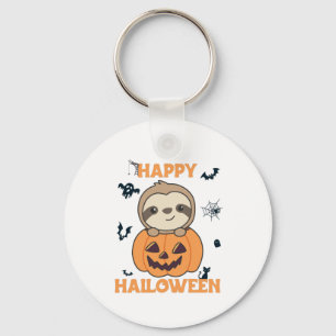 Fault In Pumpkin Sweet Sloths To Halloween Key Ring