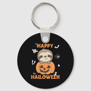 Fault In Pumpkin Sweet Sloths To Halloween Key Ring