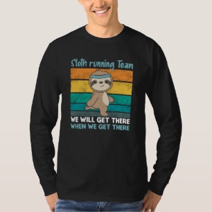 Faulten running Team Sloths Run Cosy T-Shirt
