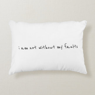 Faults Accent Pillow
