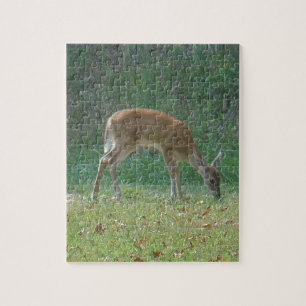faun, baby deer at Lake Arrowhead Jigsaw Puzzle