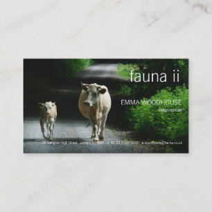 Fauna - Two Cows on the Bummel Business Card