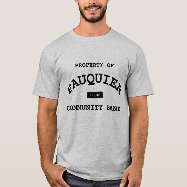 Fauquier Band -- FLUTE T-Shirt (Front)