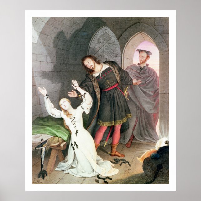 Faust, 1828 (ink and w/c) poster (Front)