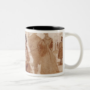Faust and Wagner in conversation in Two-Tone Coffee Mug