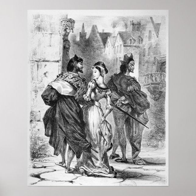 Faust meeting Marguerite Poster (Front)