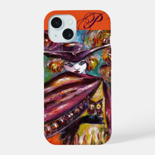 FAUST / Mysterious Mask ,Tricorn and Owl Monogram iPhone 15 Case