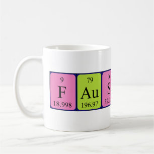 Faustine periodic table name mug