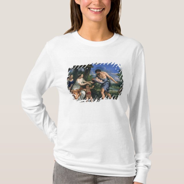 Faustulus entrusting Romulus and Remus T-Shirt (Front)