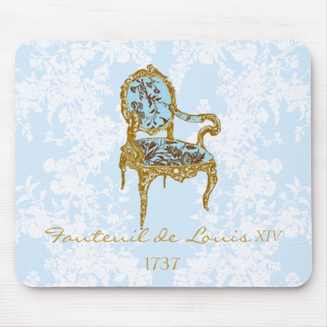 Fauteuil de Louis XVI ~French Chai... - Customised Mouse Pad (Front)