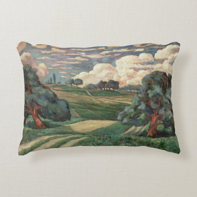 Fauve Landscape Decorative Cushion (Front)