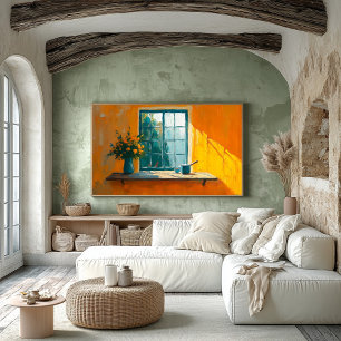 Fauvist Window with Sunlit Still Life – Custom Poster