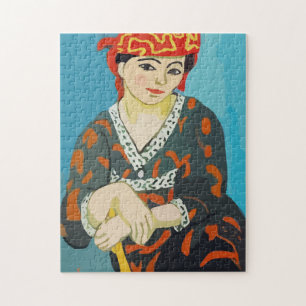 Fauvist Woman Poirtrait, JigSaw Jigsaw Puzzle