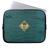 Faux Alligator Electronics Bag