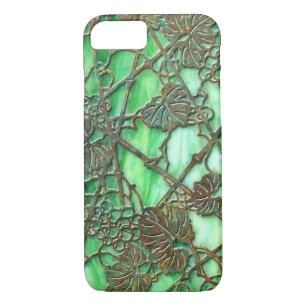Faux Antique Stained Glass Grapevine iPhone 8/7 Case
