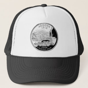 Faux Arizona State Quarter Grand Canyon State Trucker Hat