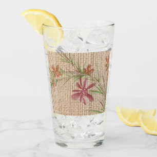 Faux Bamboo Mat Original Art Glass