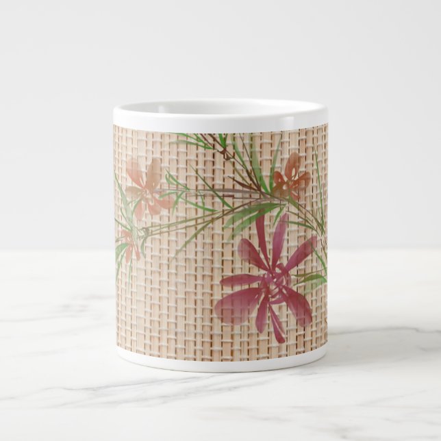 Faux Bamboo Original Art Jumbo Mug (Front)