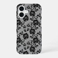 Faux Black Lace iPhone Case