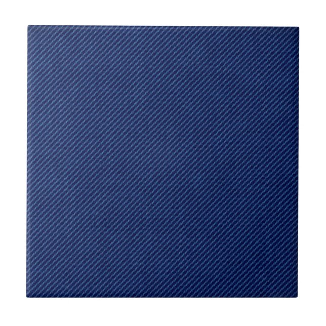Faux Blue Jeans Design Ceramic Tile (Front)