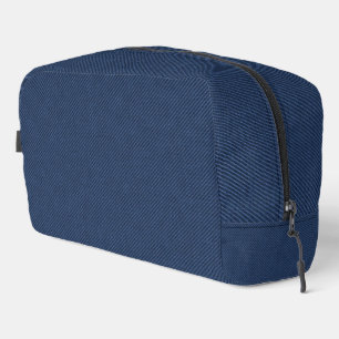 Faux Blue Jeans Dopp Kit