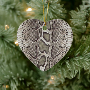 Faux Boa Constrictor Snake Skin Ornament