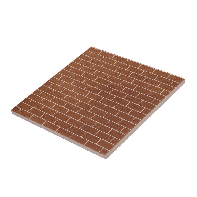 Faux Brick Wall Ceramic Tile (Side)