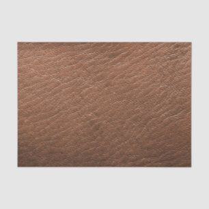 Faux Brown Alligator Leather Print Tissue Paper