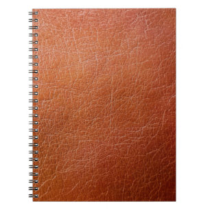 Faux brown leather  notebook