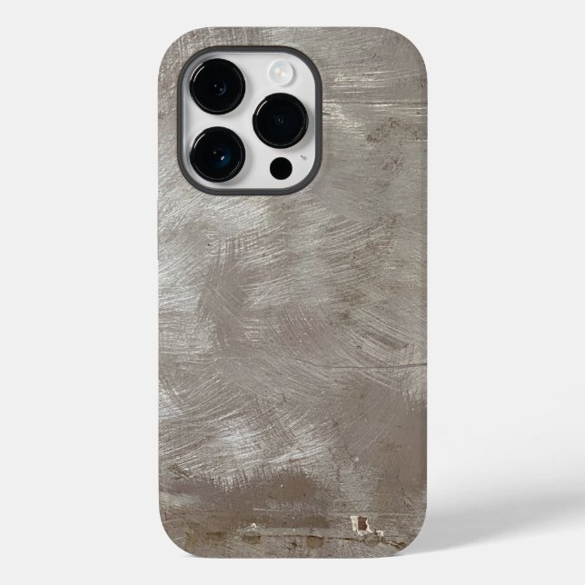 Faux Brushed Aluminium Case-Mate iPhone Case (Back)