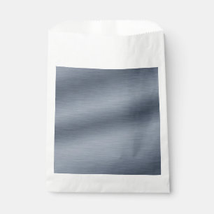 Faux Brushed Steel Elegant Background Favour Bag