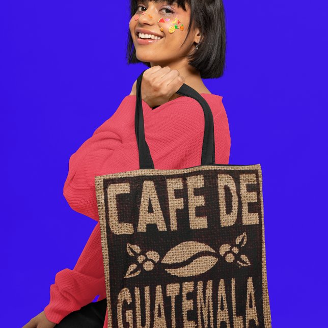 FAUX BURLAP COFFEE BAG PURSE TOTE (Creator Uploaded)