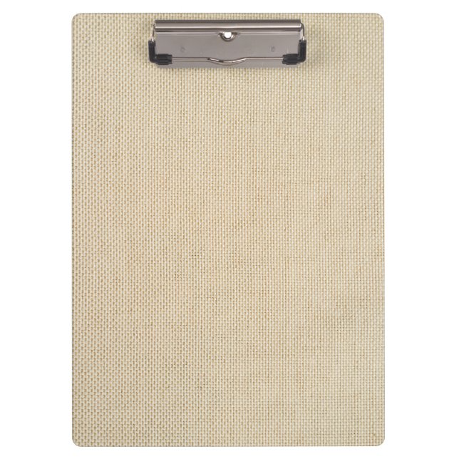 Faux burlap pattern clipboard (Front)