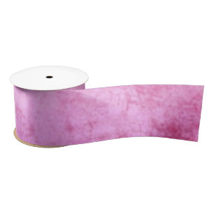Faux Burst of Pink Velvet Satin Ribbon