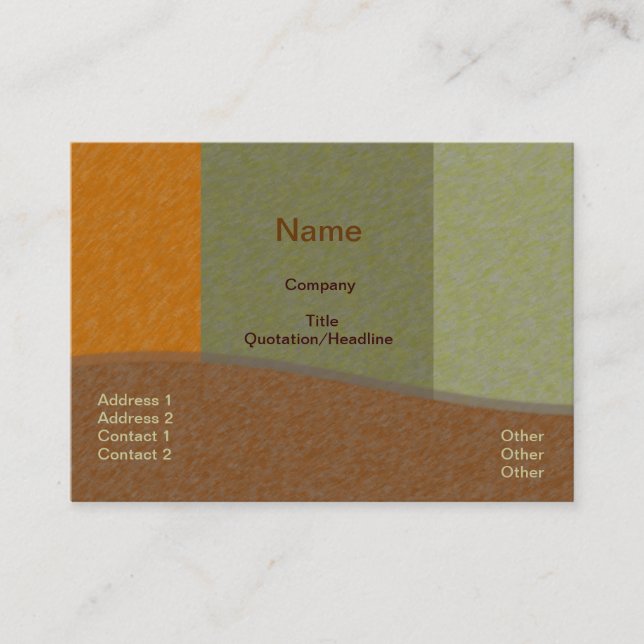 Faux Business Card (Front)
