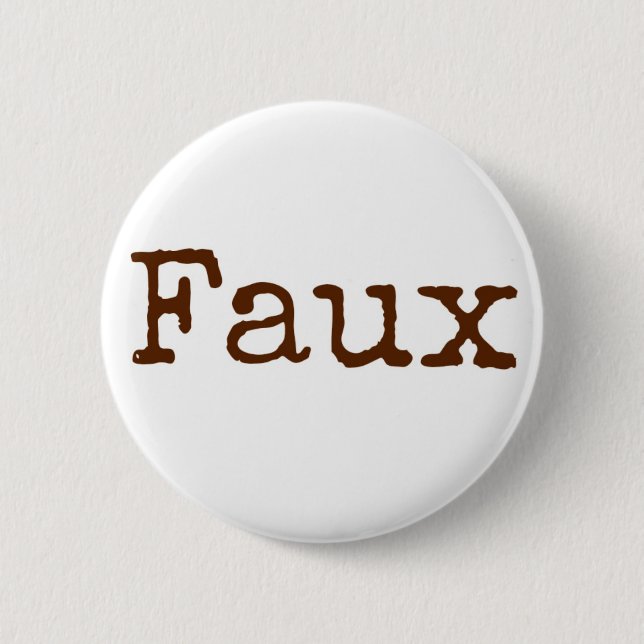 Faux Button (brown) (Front)
