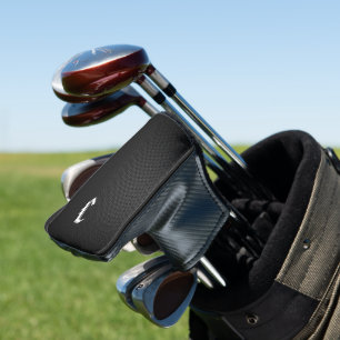 Faux Carbon Fibre Monogrammed "C" Golf Head Cover