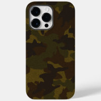 Faux Cloth Brown & Green Camo Background Military