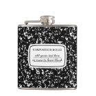 Faux Composition Book (Booze) Flask Custom Message